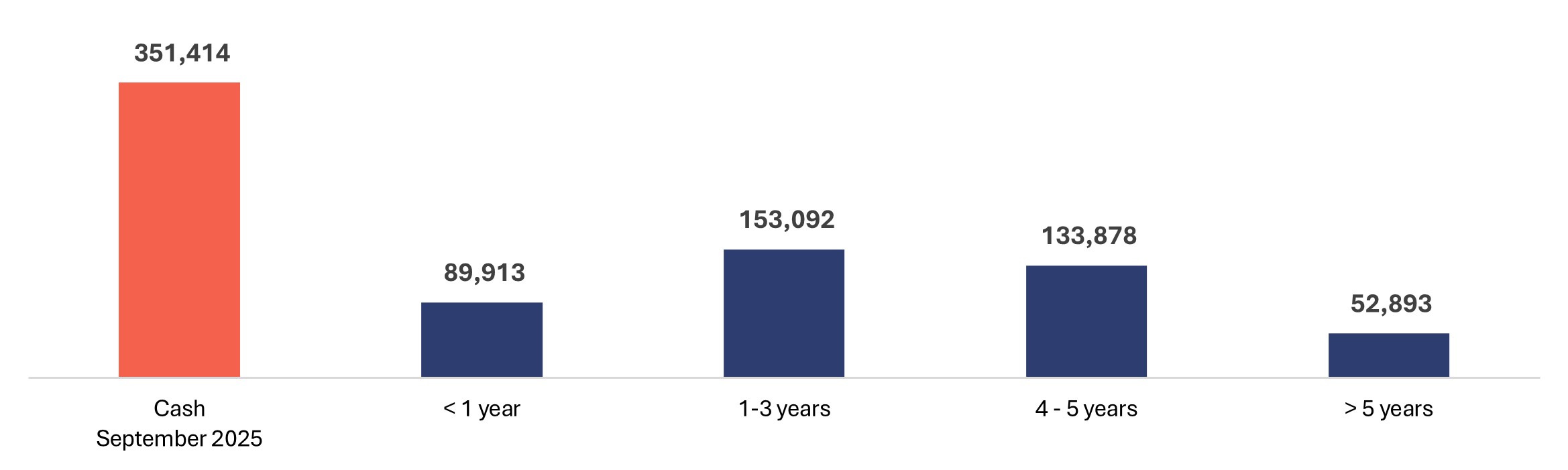 Debt Amortization Timeline (US$ thousand)