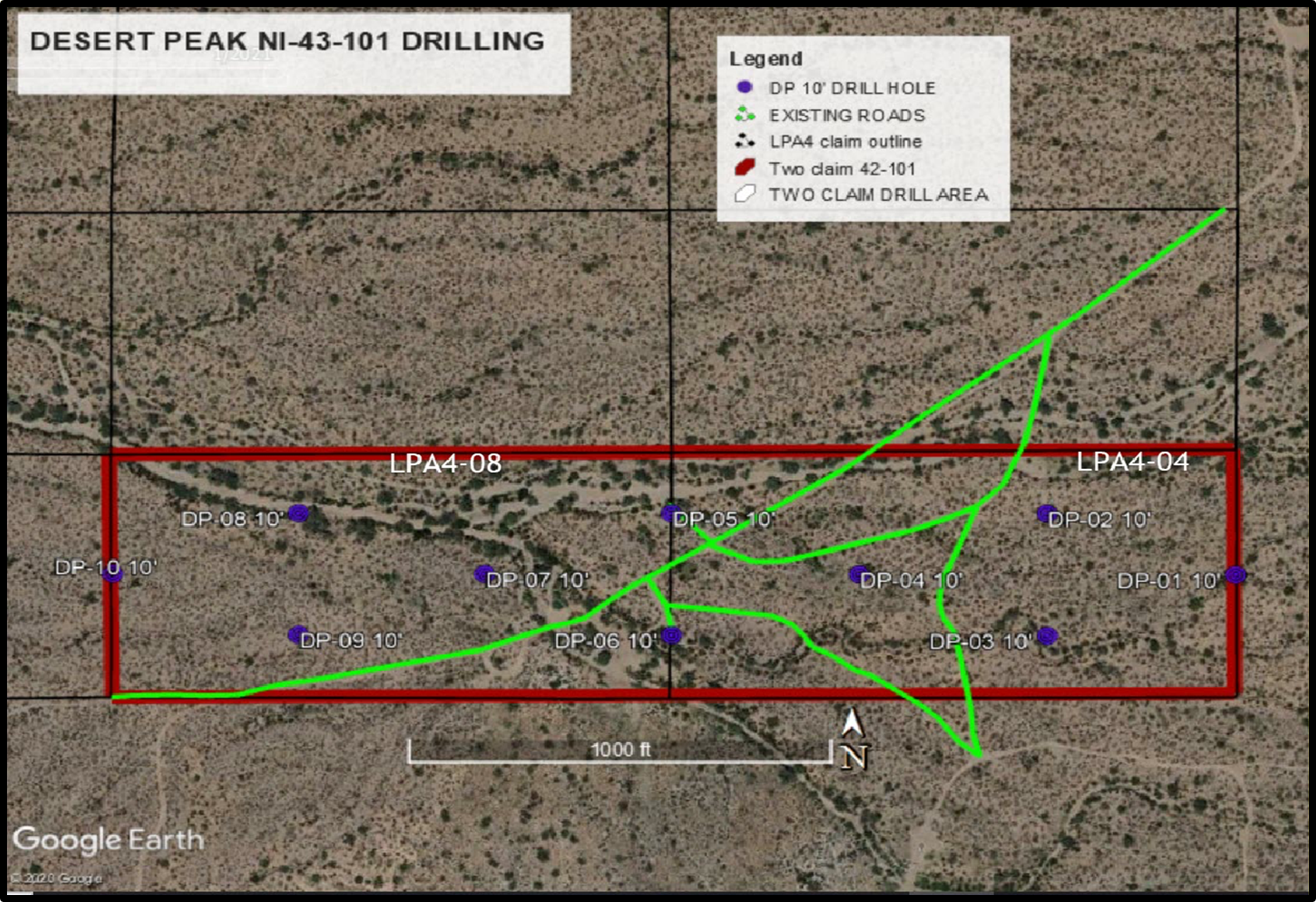 Drill Hole Location Map