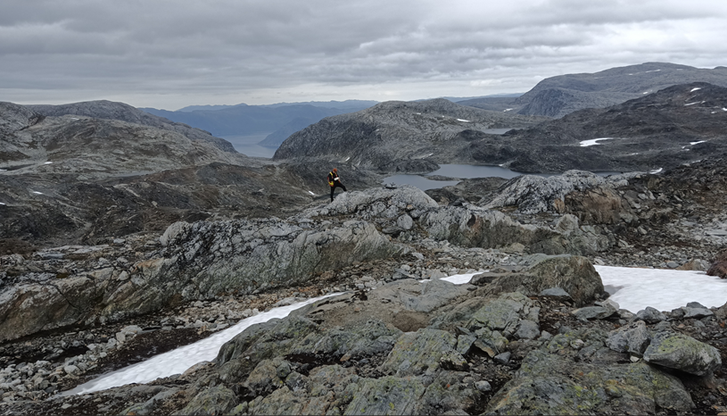 Paamiut Spodumene Pegmatite – Looking West