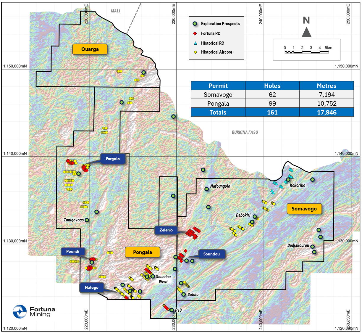 Tongon North exploration program, Côte d’Ivoire