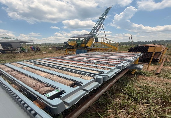 GoldHaven core being readied for transport in Brazil