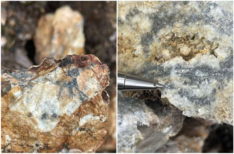 Quarry Project: Galena mineralization in quartz veins