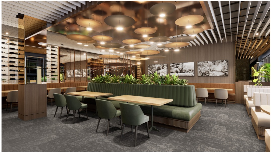 Interior Dining Area - Moxies Washington D.C