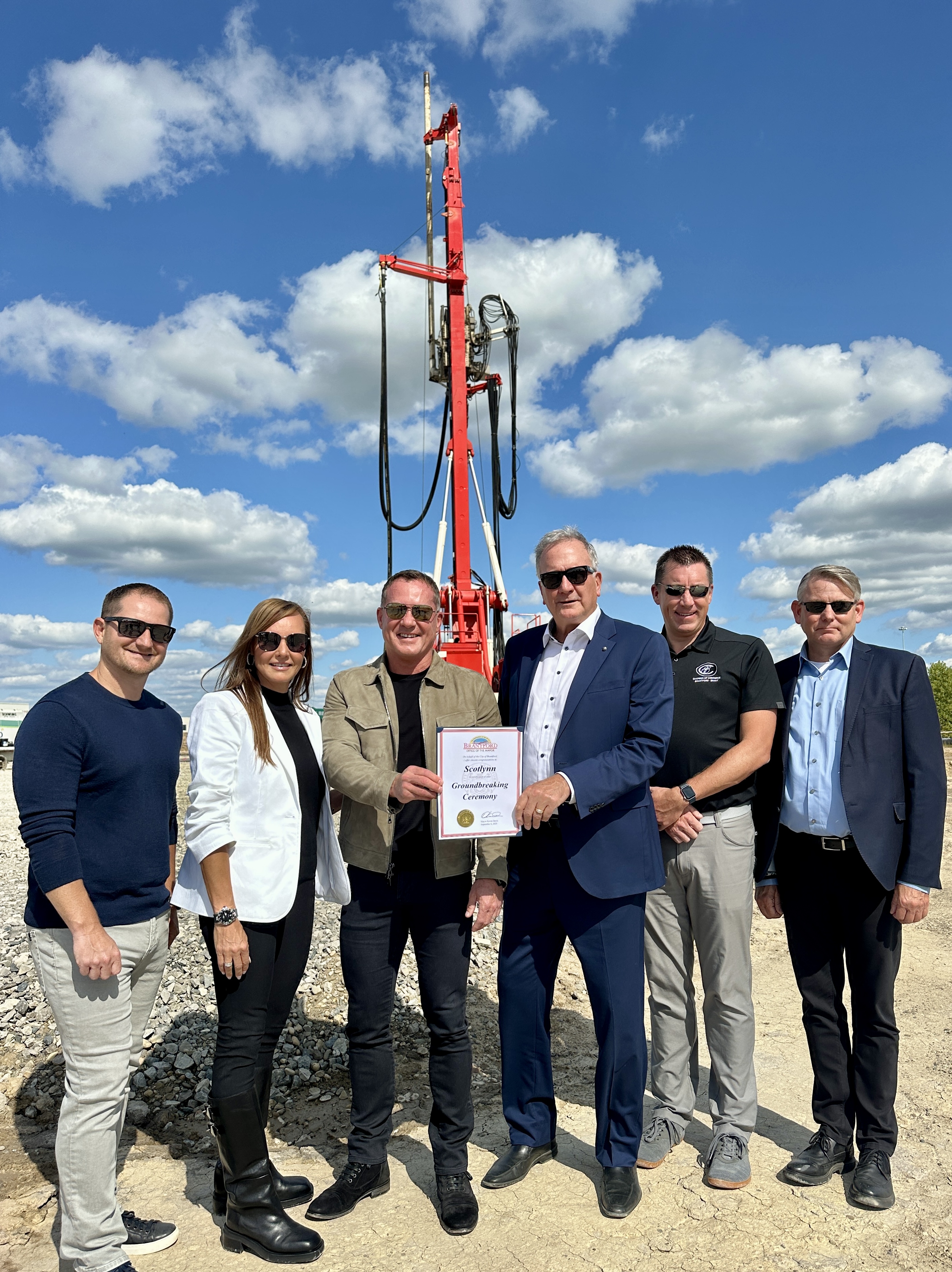 Scotlynn Brantford Office Ground Breaking