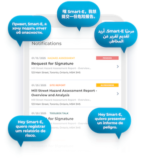SMRT-E supports voice input in over 200 additional languages, which can be activated as needed.