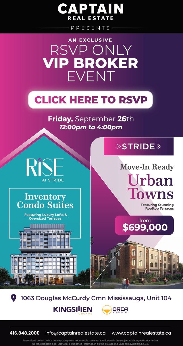 vip broker event rise at stride Friday Sep 26